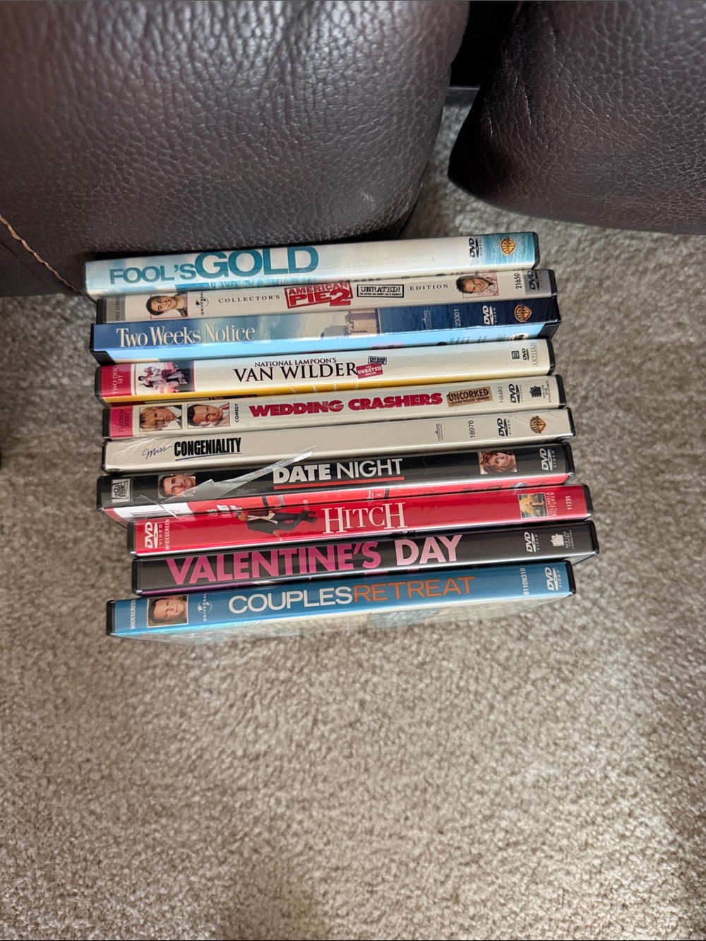 Assorted Romantic Comedy DVD Movie Pack -